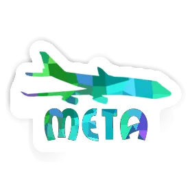 Jumbo-Jet Autocollant Meta Image
