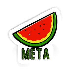 Meta Autocollant Pastèque Image