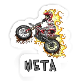Autocollant Motocrosser Meta Image