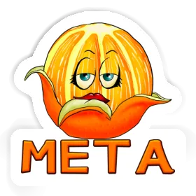 Autocollant Meta Orange Image