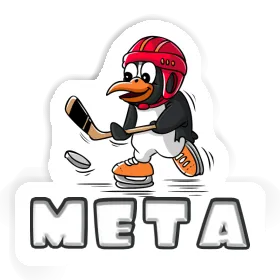 Autocollant Meta Pingouin de hockey Image