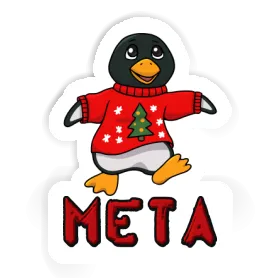 Meta Autocollant Pingouin Image