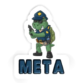 Meta Autocollant Policier Image
