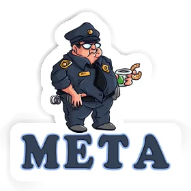 Autocollant Policier Meta Image