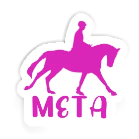 Meta Autocollant Cavalière Image