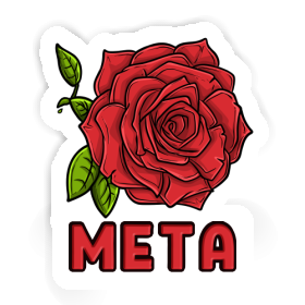 Sticker Meta Rose Image