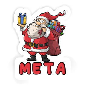 Autocollant Meta Père Noël Image