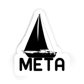 Segelboot Aufkleber Meta Image