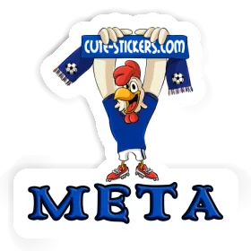 Meta Autocollant Coq Image