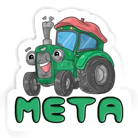 Meta Aufkleber Traktor Image