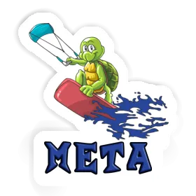 Sticker Meta Kitesurfer Image
