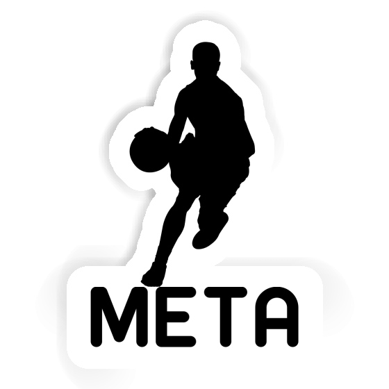 Meta Sticker Basketballspieler Notebook Meta Sticker Basketballspieler Gift package Image