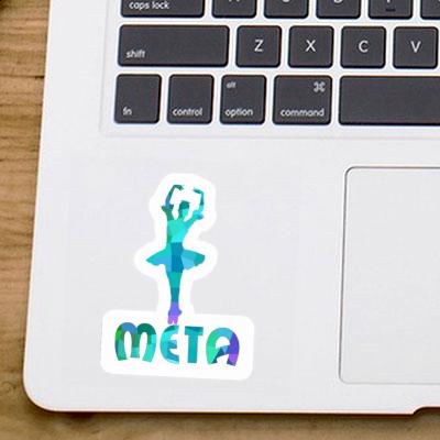 Ballerina Sticker Meta Notebook Ballerina Sticker Meta Gift package Image