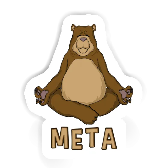 Yogi Autocollant Meta Notebook Image
