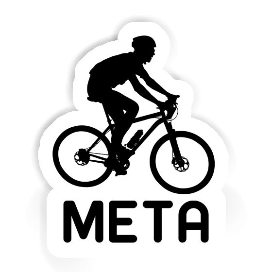 Meta Sticker Biker Laptop Image