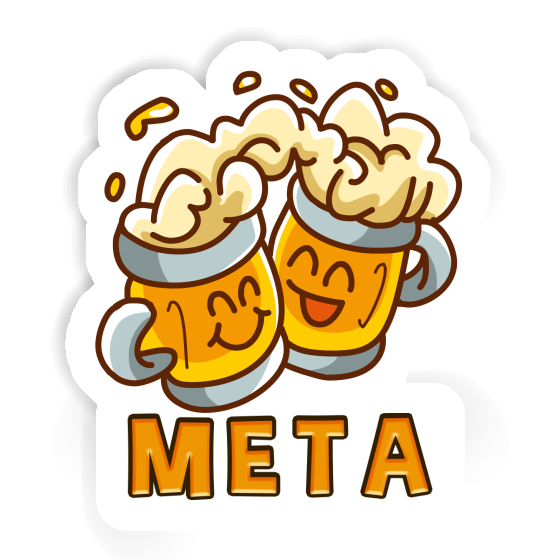 Bière Autocollant Meta Laptop Image