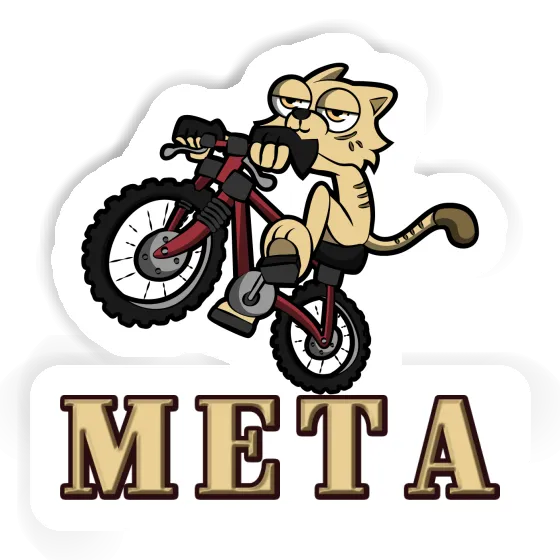 Meta Autocollant Chat Image