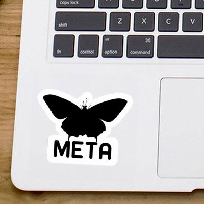 Aufkleber Meta Schmetterling Notebook Aufkleber Meta Schmetterling Gift package Image