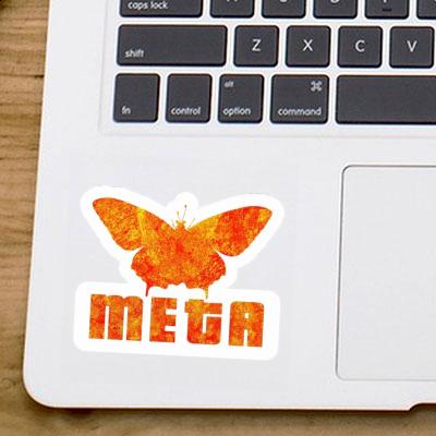 Butterfly Sticker Meta Notebook Butterfly Sticker Meta Gift package Image