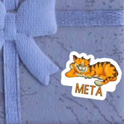 Aufkleber Meta Katze Image