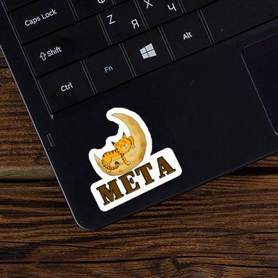 Sleeping Cat Sticker Meta Gift package Image