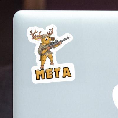 Hunter Sticker Meta Laptop Image