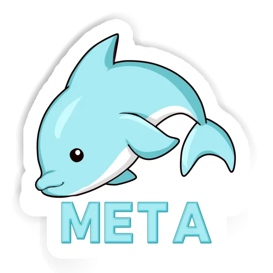 Autocollant Poisson Meta Notebook Image