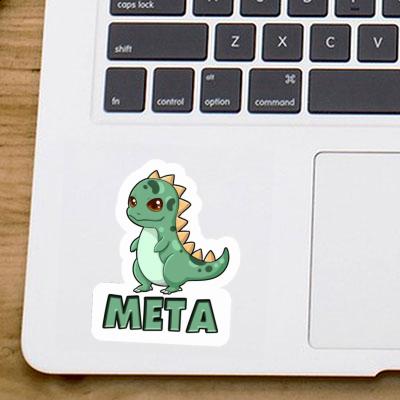 Meta Autocollant Dino Notebook Image