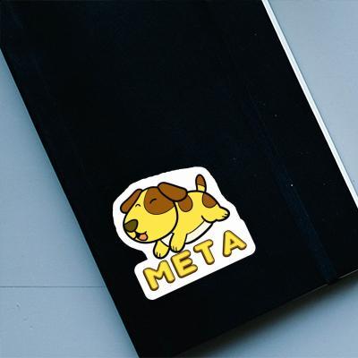 Meta Aufkleber Hund Gift package Image