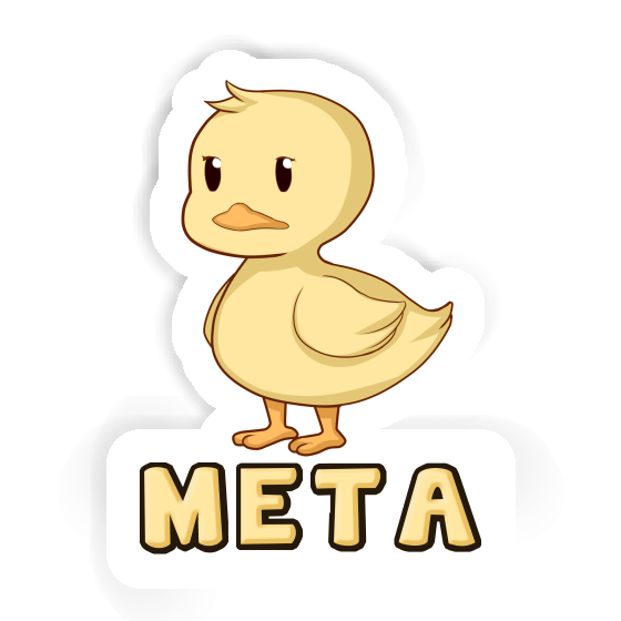 Canard Autocollant Meta Laptop Image