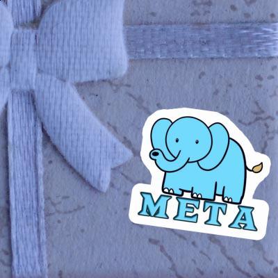 Meta Autocollant Éléphant Image