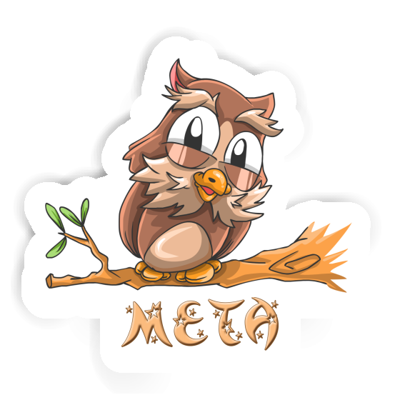 Hibou Autocollant Meta Image