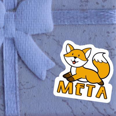 Aufkleber Meta Fuchs Notebook Image
