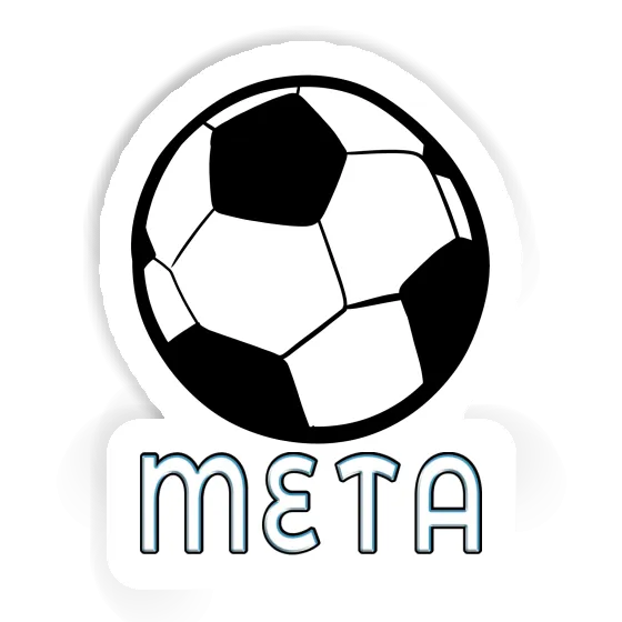 Ballon de foot Autocollant Meta Ballon de foot Autocollant Meta Image