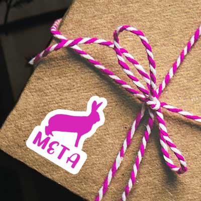 Meta Aufkleber Kaninchen Gift package Image