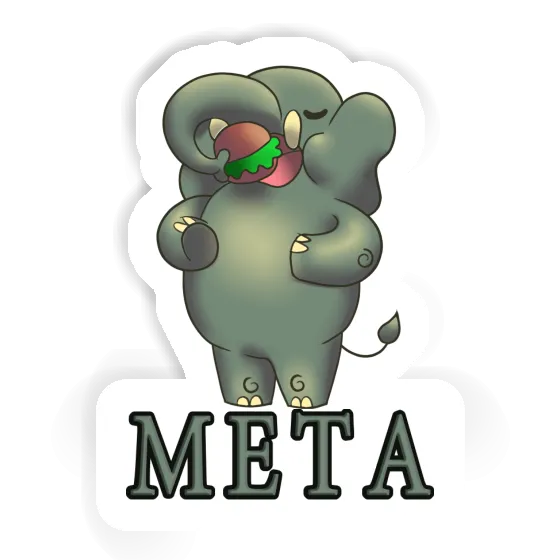 Éléphant Autocollant Meta Image
