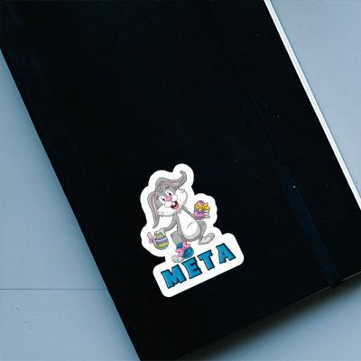 Autocollant Lapin de Pâques Meta Image