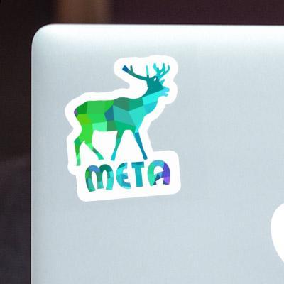 Cerf Autocollant Meta Laptop Image