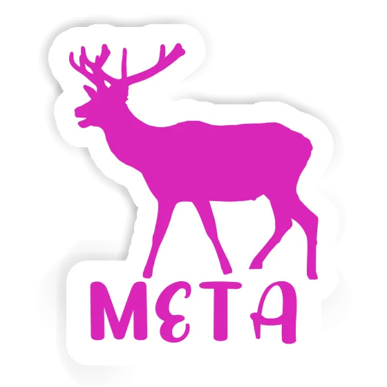 Cerf Autocollant Meta Laptop Cerf Autocollant Meta Laptop Image