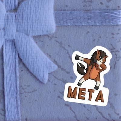 Sticker Meta Horse Notebook Image