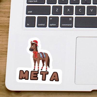 Sticker Weihnachtspferd Meta Gift package Image