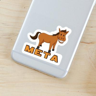 Sticker Grinning Horse Meta Gift package Image