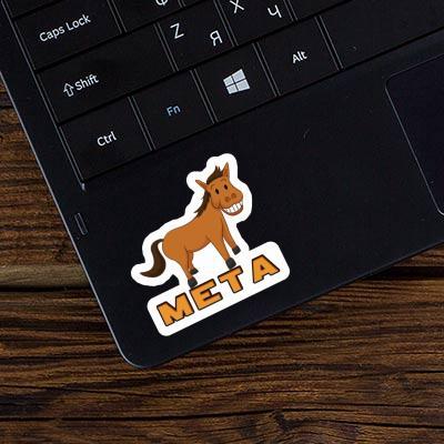 Sticker Grinning Horse Meta Gift package Image