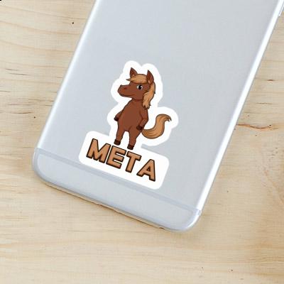 Meta Sticker Horse Laptop Meta Sticker Horse Laptop Image