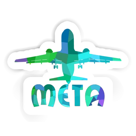 Autocollant Meta Jumbo-Jet Notebook Autocollant Meta Jumbo-Jet Gift package Image