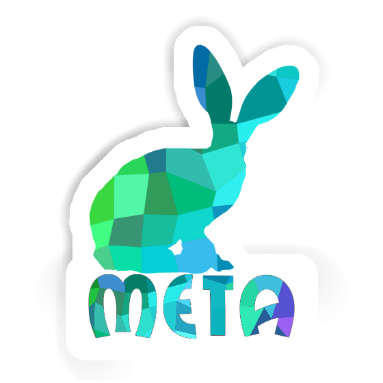 Autocollant Meta Lapin Image