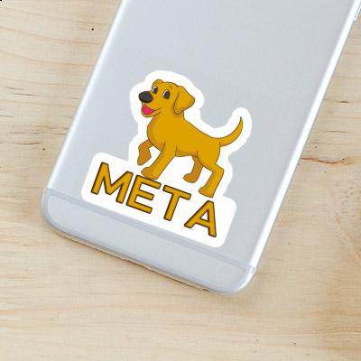 Meta Sticker Labrador Laptop Image