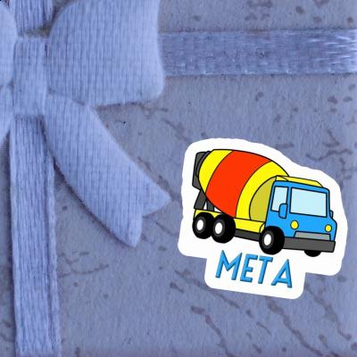 Autocollant Camion malaxeur Meta Notebook Autocollant Camion malaxeur Meta Gift package Image