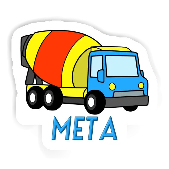 Autocollant Camion malaxeur Meta Gift package Image