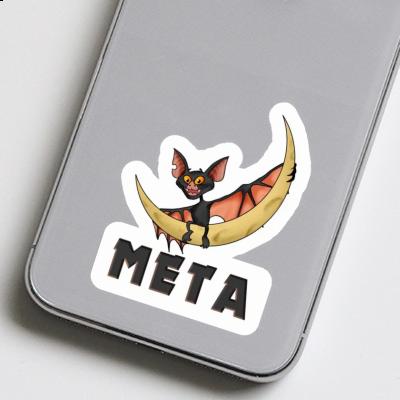 Chauve-souris Autocollant Meta Laptop Image